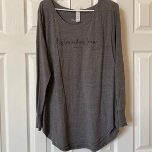 NWOT Elly and Grace gray tunic XL